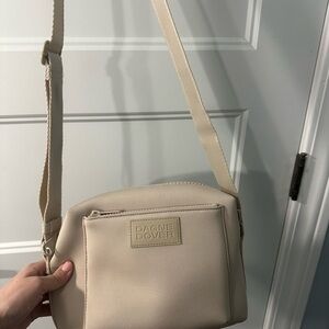 Dagne Dover Minimalist Micah Crossbody Bag in “Oyster”